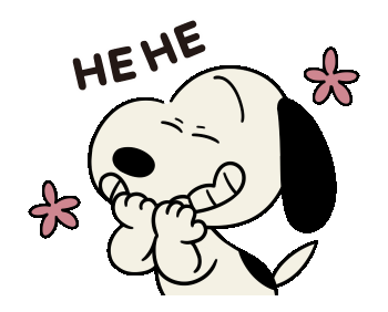 snoopy giggling